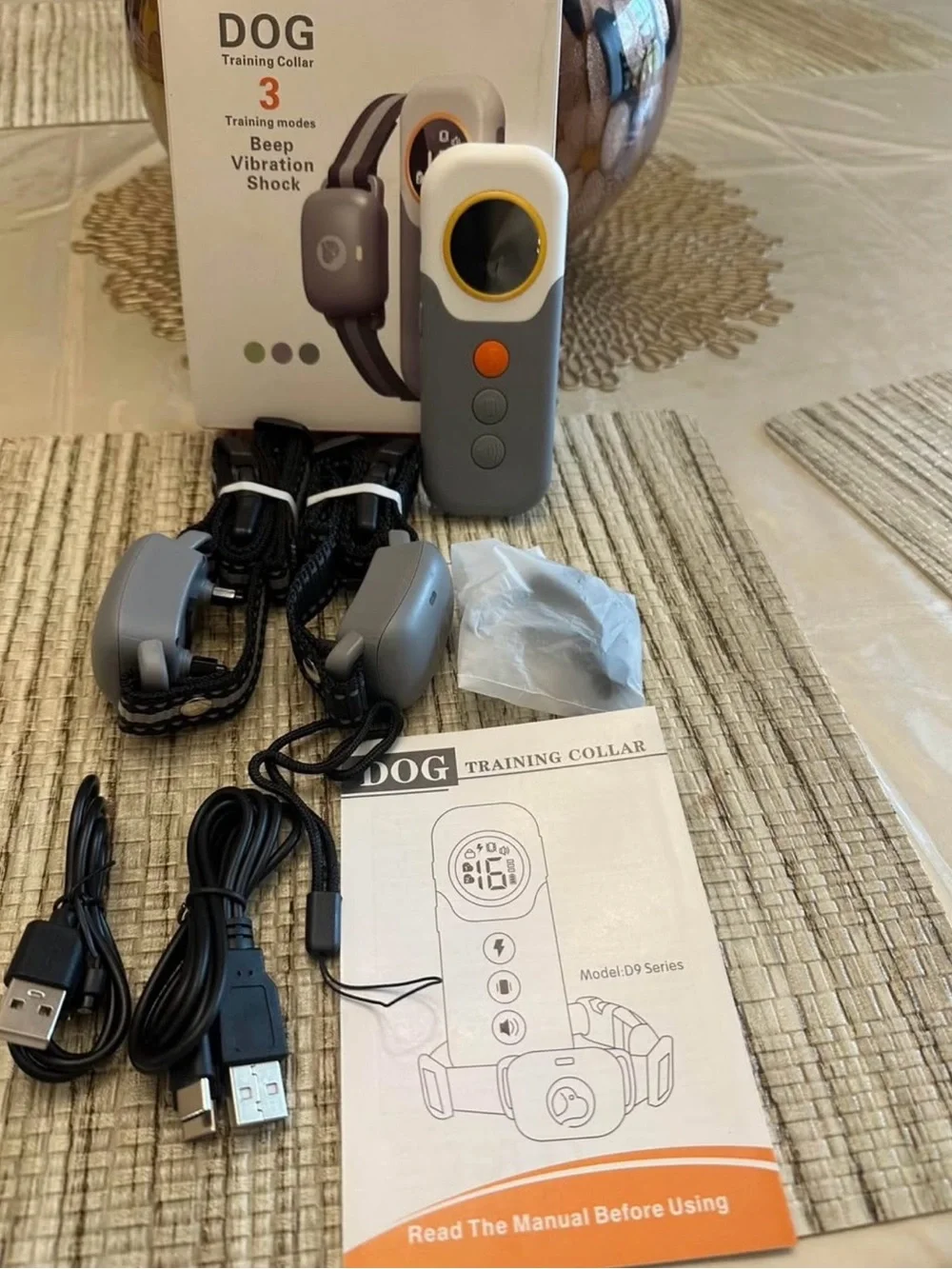 Training Dog Shock Collar for 2 Dogs Rechargeable